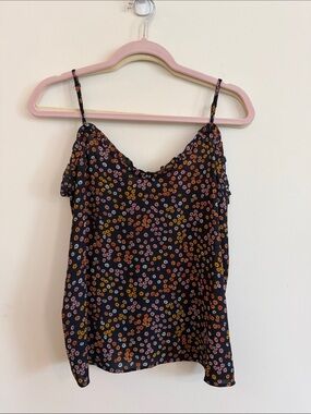 LOFT Floral Spaghetti Strap Cami Top